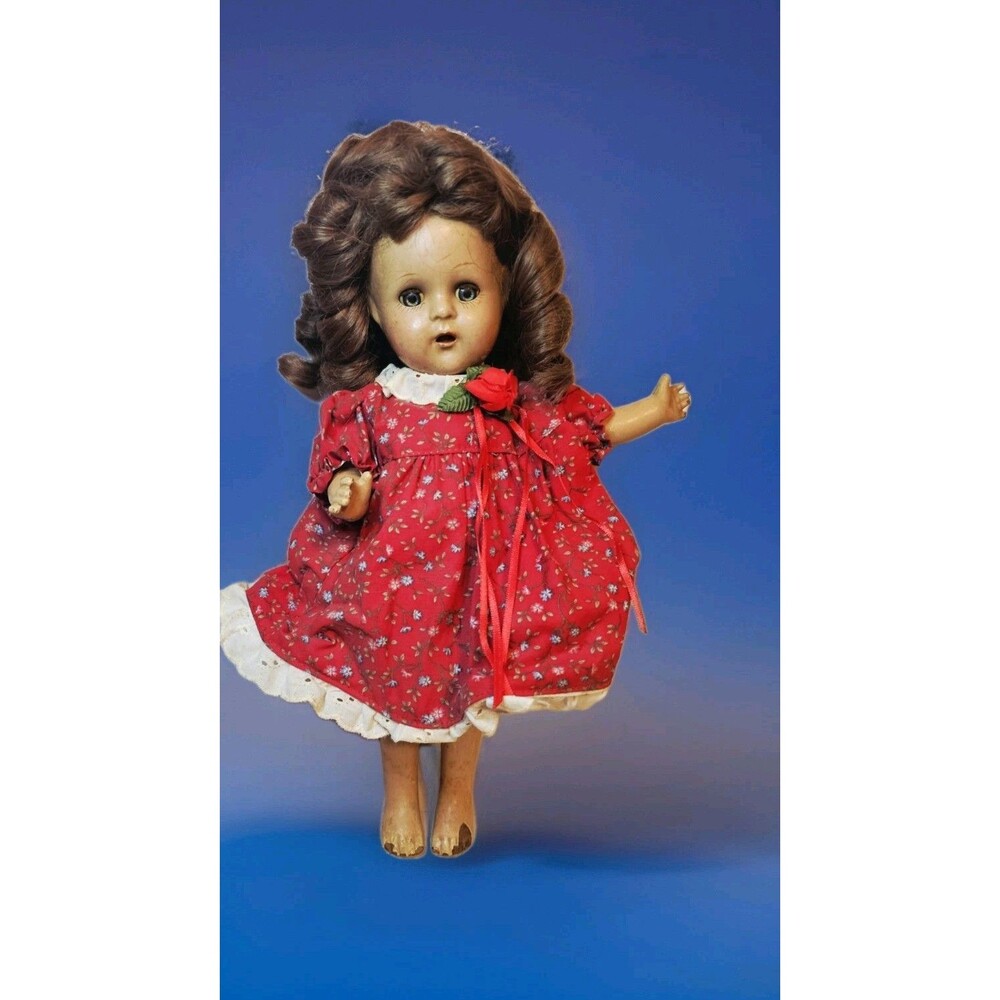 Composition DOLL 💖 IDEAL? Mayfair? Mary Hoyer ? 13" Not marked Identify?